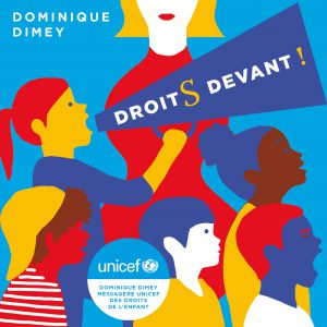 Visuel du cd Droits devant ! de Dominique Dimey